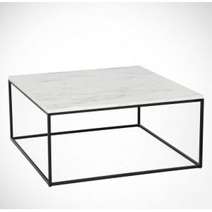 Hannah Home - Silver - Salontafel - Wit - Spaanplaat - Rechthoekig