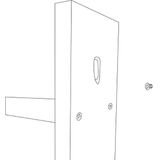 Opviq - Wandlamp 616-A - Zwart - Goud - Moderne Wandverlichting