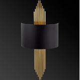 Opviq - Wandlamp 616-A - Zwart - Goud - Moderne Wandverlichting