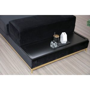 Vierzitzetel Artie | 320 x 102 x 84 cm | Black Gold-design