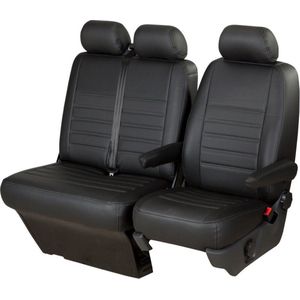 Fiat Doblo/Fiat Doblo /Opel Combo D Pasvorm Stoelhoezen Set Kunstleer