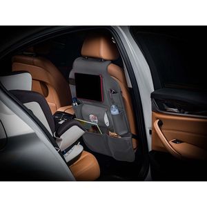 Universele Autostoel Organizer - Grijs - PVC Leder - 8 Vakken