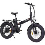 Altec Focus Fatbike Vouwfiets 20 Inch 42 cm Unisex 8V Schijfrem Matzwart