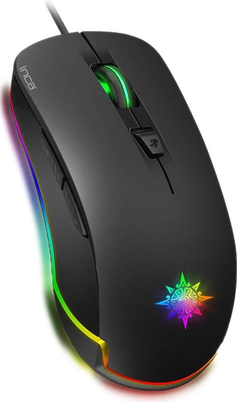 Inca - IMG-327 - Muis - Zwart - Bedraad - Ambidextrous