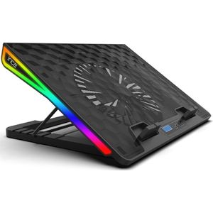 Notebookstandaard - Zwart - Hittebestendig - Antislipoppervlak