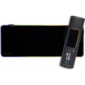 INCA IMP-022 EMPOUSA RGB 7 LED Muismat (770x295x3mm) RBG MOUSE Pad. Gaming XXL mat.
