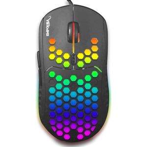 Inca - Empousa IMG-346 - Gaming Mouse - Zwart - 6400 DPI - RGB Verlichting