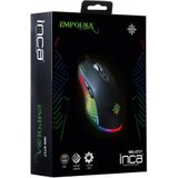 Inca - RGB Macro Toetsen - Gaming Muis - Zwart - Bedraad