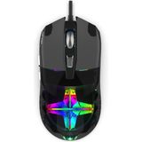 Inca - IMG-355GX - Muis - Zwart - Optisch - Bedraad - 7200 DPI