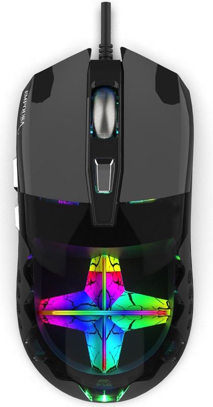 Inca - IMG-355GX - Muis - Zwart - Optisch - Bedraad - 7200 DPI