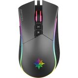 Inca - RGB 7D Macro Gaming Muis - Grijs - Zwart - Bedraad