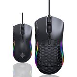 Inca - RGB 6 Led - Gaming Muis - Zwart - Bedraad - 10000 DPI