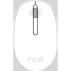 Inca - IWM-241RB - Muis - Wit - Draadloos - Ergonomisch Ontwerp