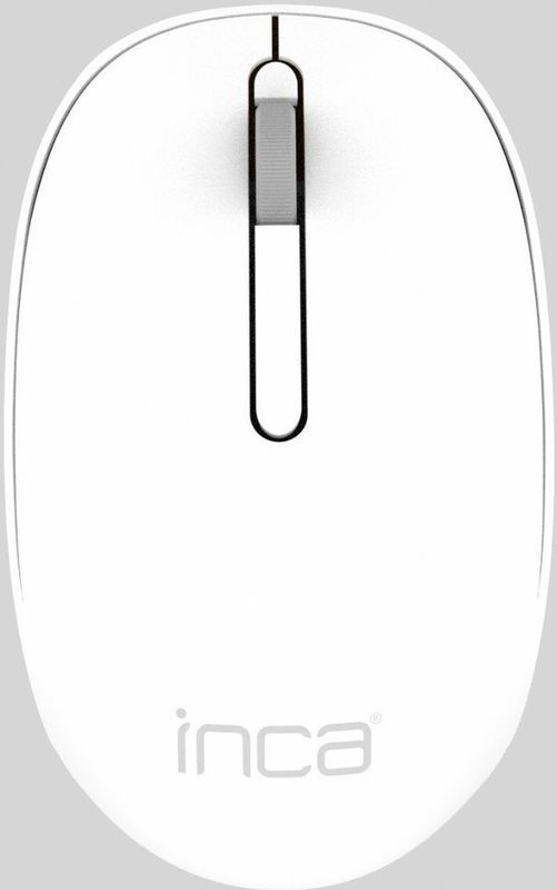 Inca - IWM-241RB - Muis - Wit - Draadloos - Ergonomisch Ontwerp
