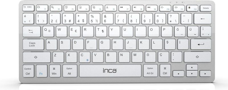 Inca - IBK-565BT - Toetsenbord - Zilver - Draadloos - Bluetooth 5.0