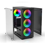 INCA EMG-15XN Midi-tower PC-behuizing Zwart