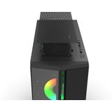 Inca - EMG-17XN - PC-behuizing - Zwart - 4-mm T-Glass zijwand