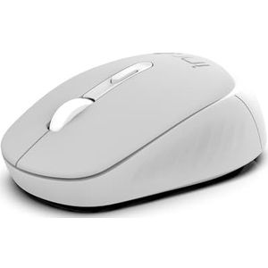 INCA IWM-243RG Candy Design draadloze muis, 2,4 GHz, automatische slaapmodus, 800-1600 dpi (grijs)
