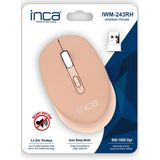 BasicTeQ - Inca IWM-243RH - Draadloze Muis - Candy Design - 2.4GHz - 800-1600 DPI