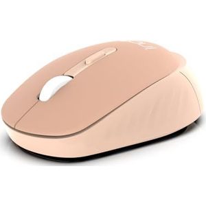 Draadloze muis Muis, 2,4 GHz draadloos, ergonomische automatische slaapmodus, 800-1600 DPI crème - beige IWM-243RH