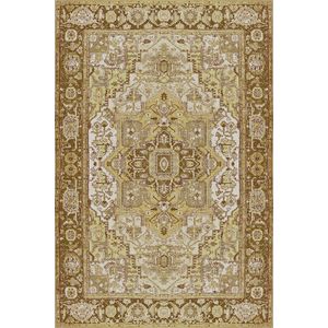 Istanboel-11157- Bedrukt tapijt op chenille stof - Vloerkleed - Antislip - 100x150 cm
