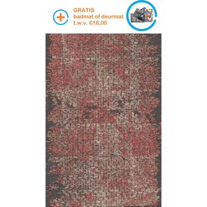 Milan-13151 - Bedrukt tapijt op chenille stof - Vloerkleed - Antislip - 160x230 cm - Wasbaar