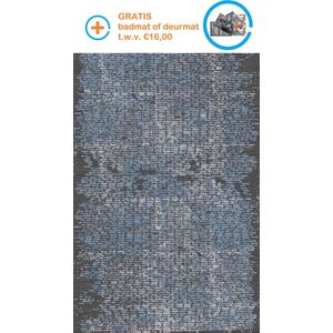 Milan-13152 - Bedrukt tapijt op chenille stof - Vloerkleed - Wasbaar - Antislip - 160x230 cm