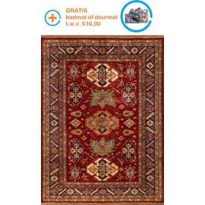 KL-21084 - Gebloemd - Bedrukt tapijten op chenille stof - Vloerkleed - Wasbaar - Laagpolig - Antislip - 160x230 cm - Kerstcadeau