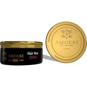 Amoeri wax red Shine | haar wax mannen - hair wax – haar gel – wax haarstyling – pomade – volume