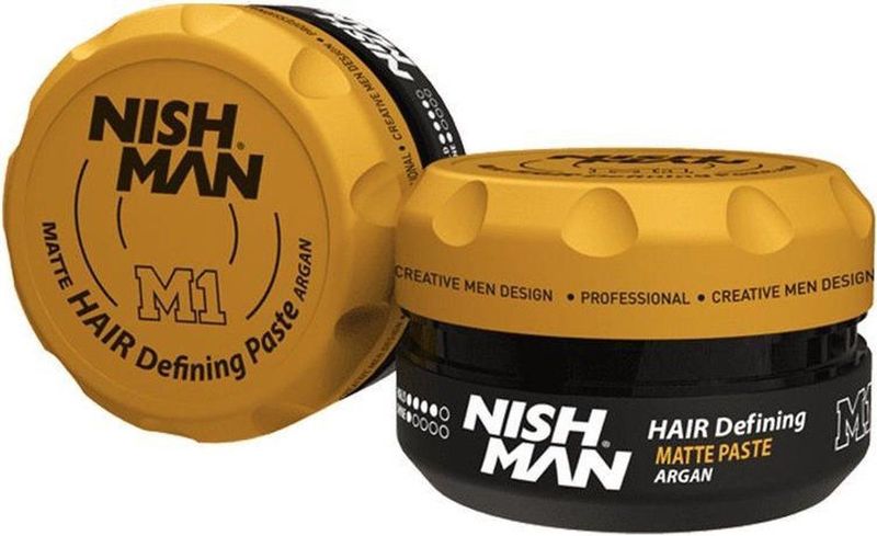 NISHMAN - M1 Haar Definiërende Paste Wax - Matte Paste - Argan 100g