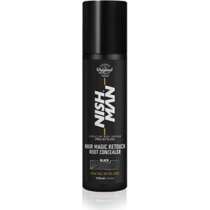 Nishman Hair Magic Retouch Root Concealer Black 100 ml