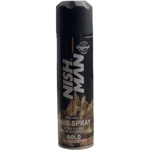 Nishman Pro-mech Hair Spray Gold 150 ml