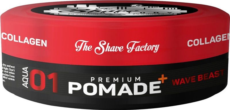The Shave Factory - Wave Beast - Haarwax - 150ml - Sterke Hold - Hoge Glans