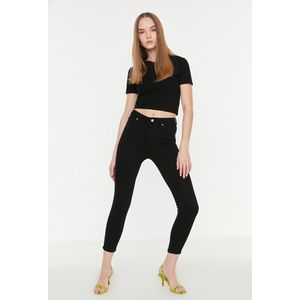 Trendyol Black High Waist Skinny Jeans That are not faded dames, zwart., 40