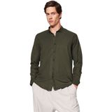 Trendyol - Tmnaw20Go0094 - Slim-Fit Winteroverhemd - Groen