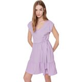 TRENDYOL - Cocktailjurk - Kaki - 100% Polyester