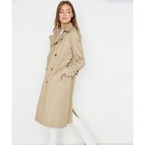 Trenchcoat - Gevoerd - Katoen/Polyester - Inclusief Riem