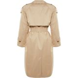 Trenchcoat - Gevoerd - Katoen/Polyester - Inclusief Riem