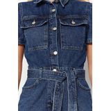 Trendyol - Twoss20Tu0156 - Denim Overall - Blauw