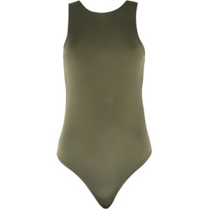 TRENDYOL Vrouwelijke effen gebreide body, bordeaux, S