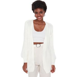 Trendyol Camel Tule Gebreid Vest