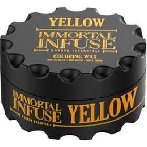 Immortal - Infuse Coloring Wax - Geel - 100ml - Haarwax