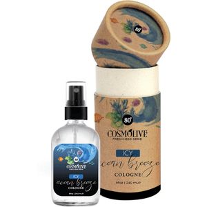 Cosmolive - Oceaan Wind - Eau de Cologne - 240 ml (Kolonya / Desinfectie / Aftershave) - Glas
