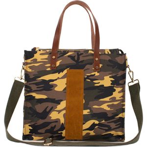 hcanss Canvas Shopper Bag Shopping Bag / Tote Bag for Women (Camuflage)