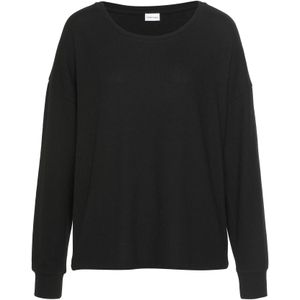 Gebreide Trui - Zwart - Breisel - Lange Mouwen - Ronde Hals