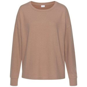 Gebreide Trui - Taupe - Bovenmateriaal 68% Polyester, 30% Viscose, 2% Elastaan