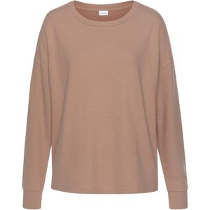 Gebreide Trui - Taupe - Bovenmateriaal 68% Polyester, 30% Viscose, 2% Elastaan