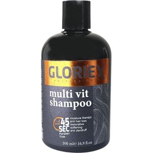 GlorieX Multi-Vitamine Shampoo 45 sec. formule  - 500 ml