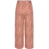 Beachtime Culotte, (mit Bindegürtel), mit Blätterdruck und Bindeband, luftig-leichte Sommerhose