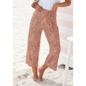 BEACH TIME Broek 'Beach Time'  bruin / lichtrood